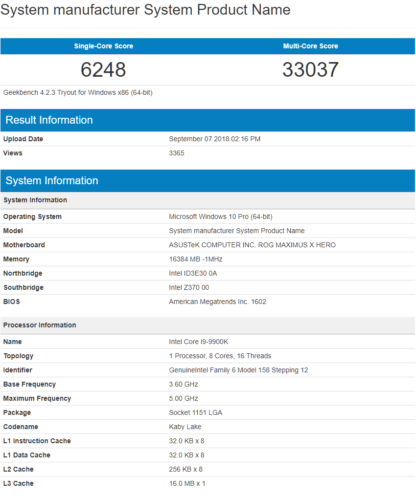 Intel 9代Core处理器跑分曝光 成绩不理想 智能公会